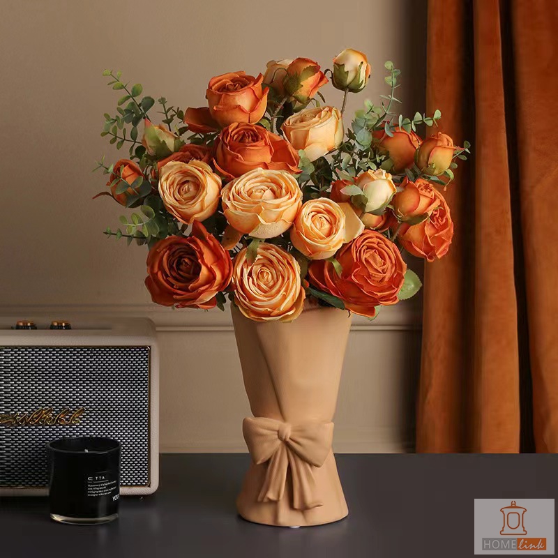 Modern bowknot minimalist vase