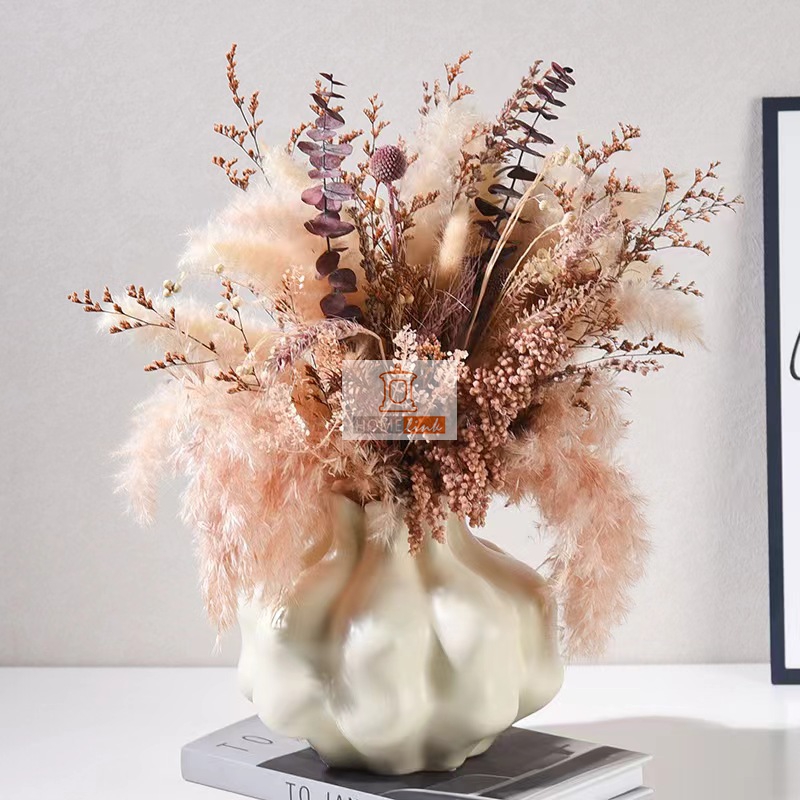 ins cream style flower vase