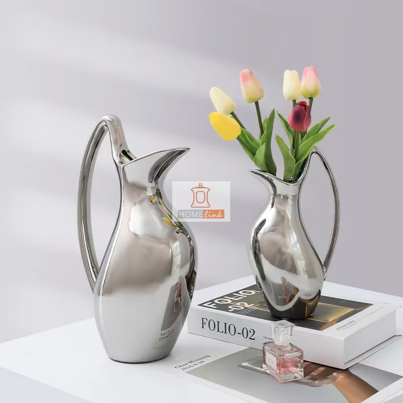 Creative vase with a teapot design
