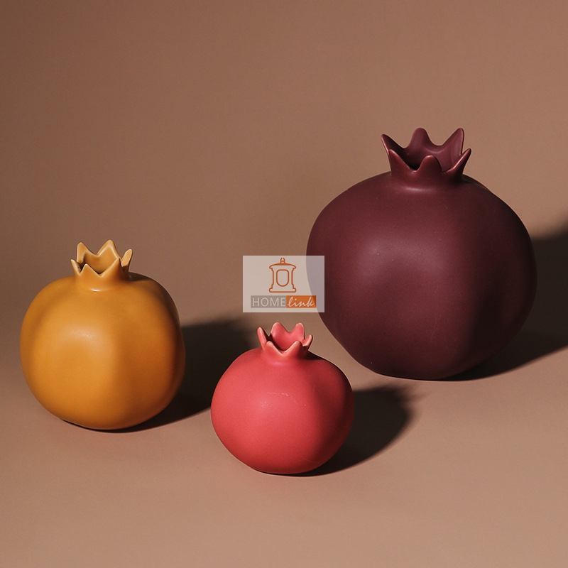 Chinese morden Morandi pomegranate vase