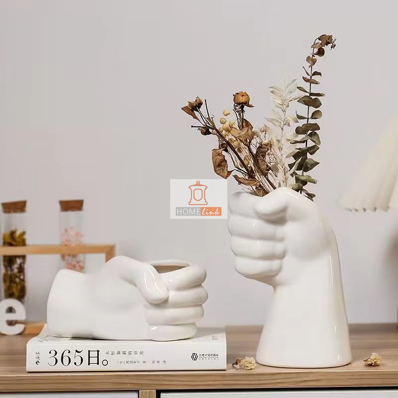 Nordic minimalist gesture creative ornament vase