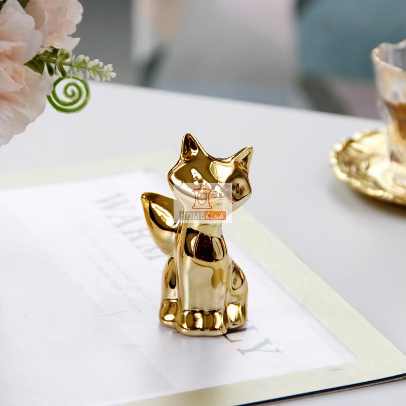 Little Fox Mini Abstract Art Decor