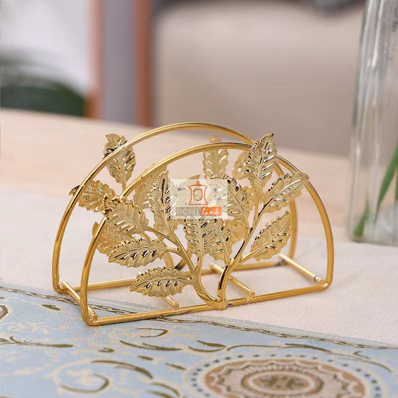 European style creative iron tissue holder ornaments