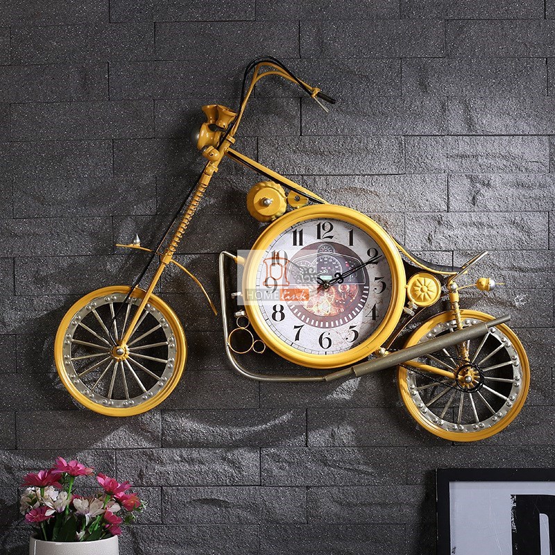 Creative iron pendants for decorating bicycles on the loft industrial wind wall