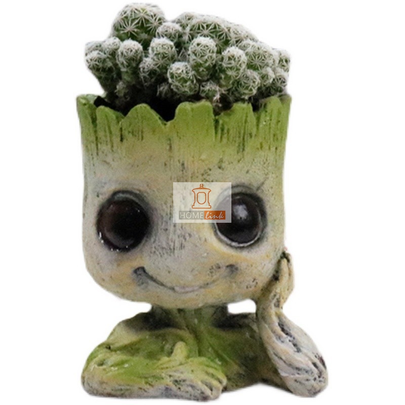 Grute Creative Meaty Resin Cute Flower Pot