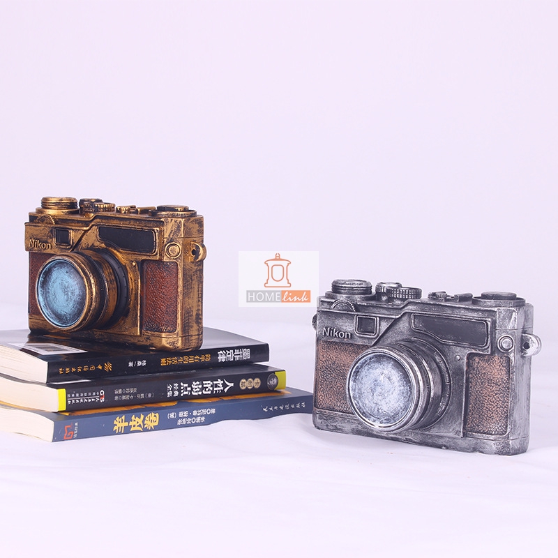 Retro, nostalgic, vintage camera models, handicraft ornaments