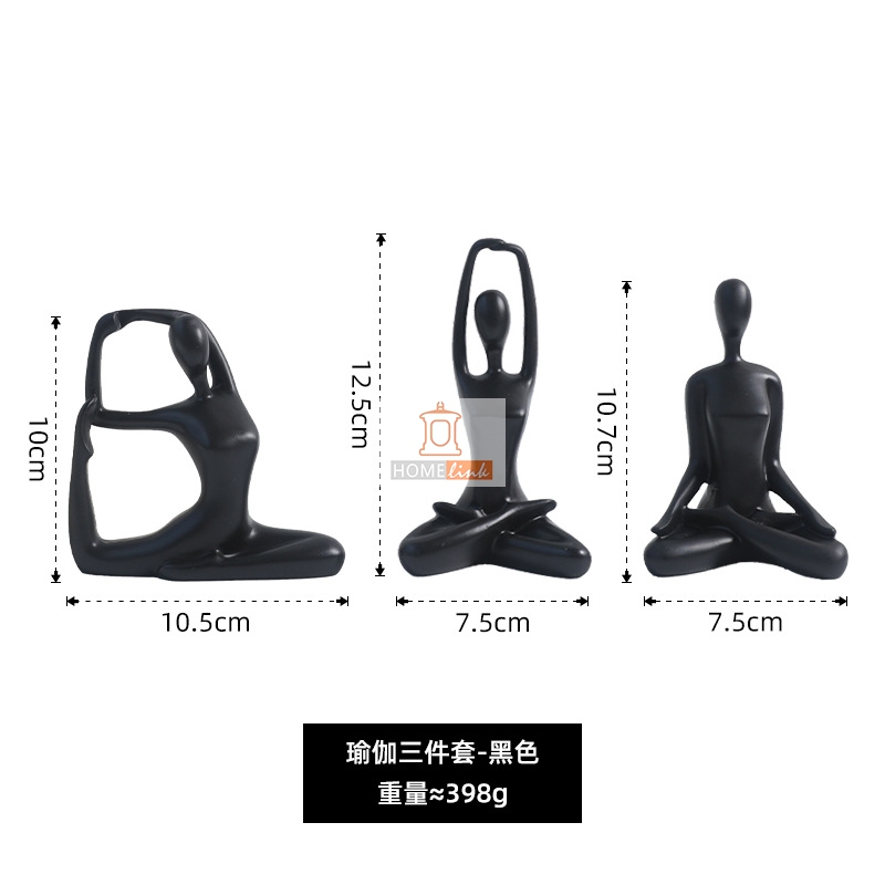 Modern minimalist abstract character personality ornaments