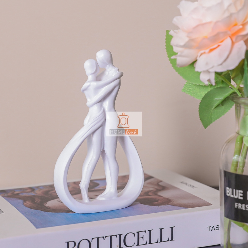 Nordic abstract and minimalist lover style ornaments