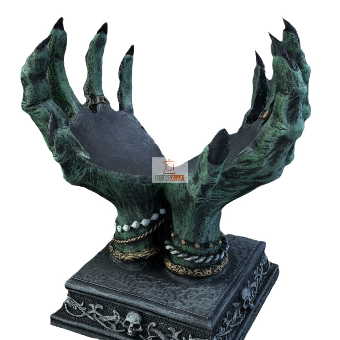 Halloween Devil's Hand Creative Resin Ornament