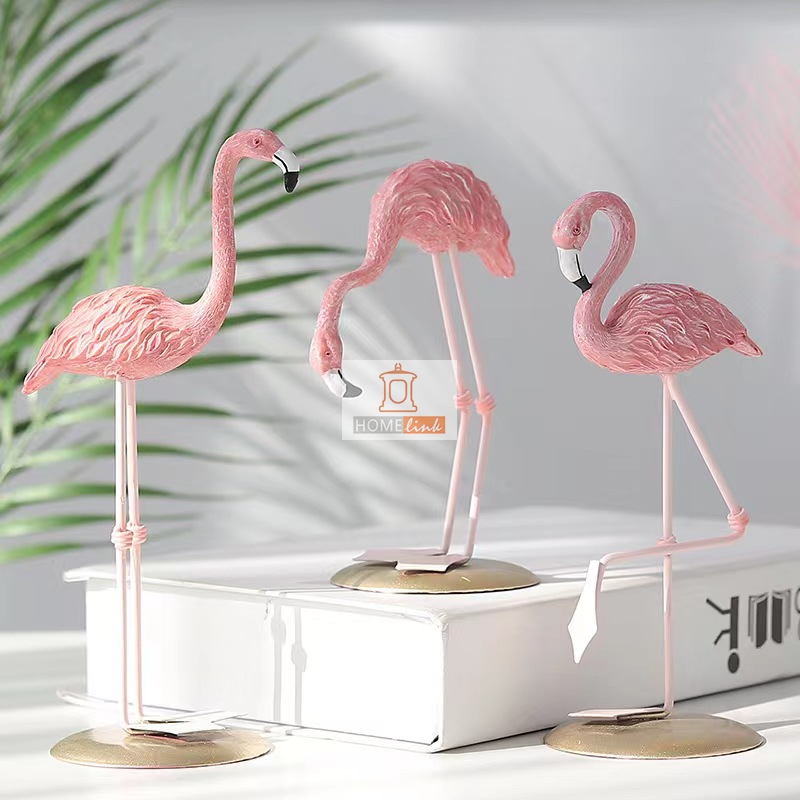 Pink Instagram Windfire Flame Bird Shaped Resin Ornament