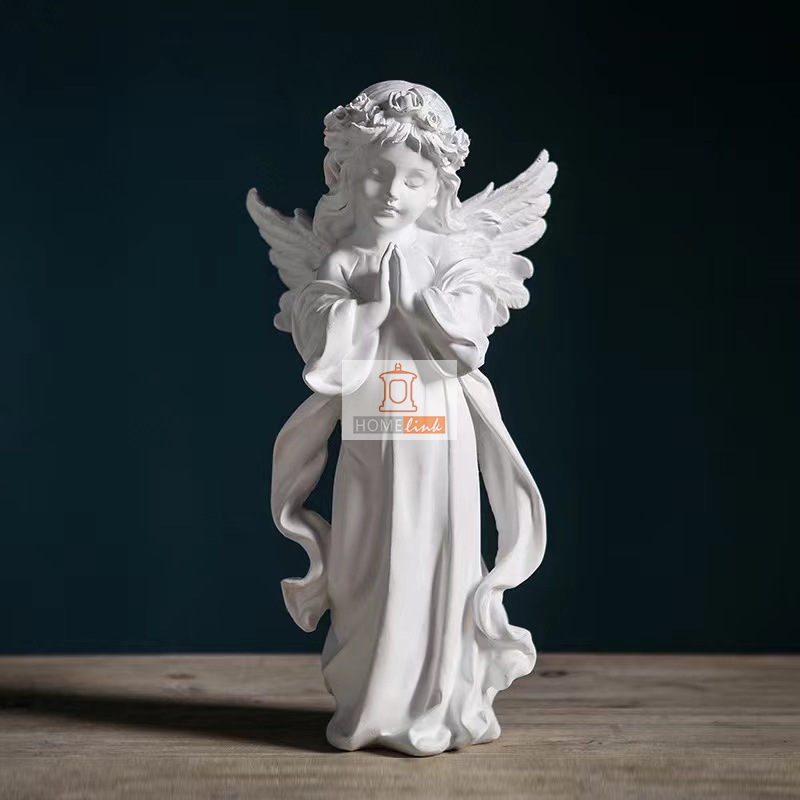 American creative angel girl sculpture ornaments