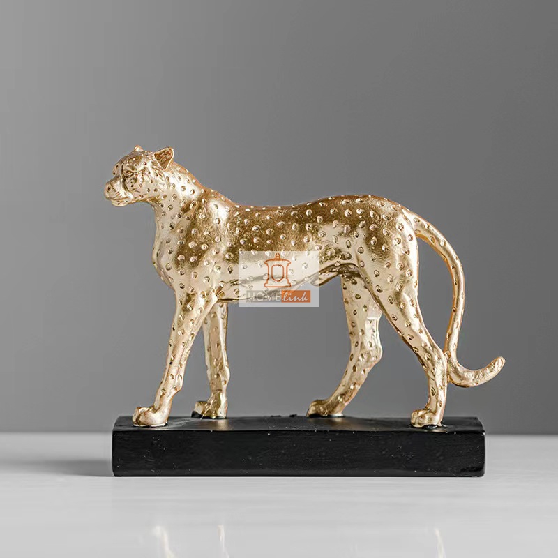 Creative money leopard simulation animal ornament