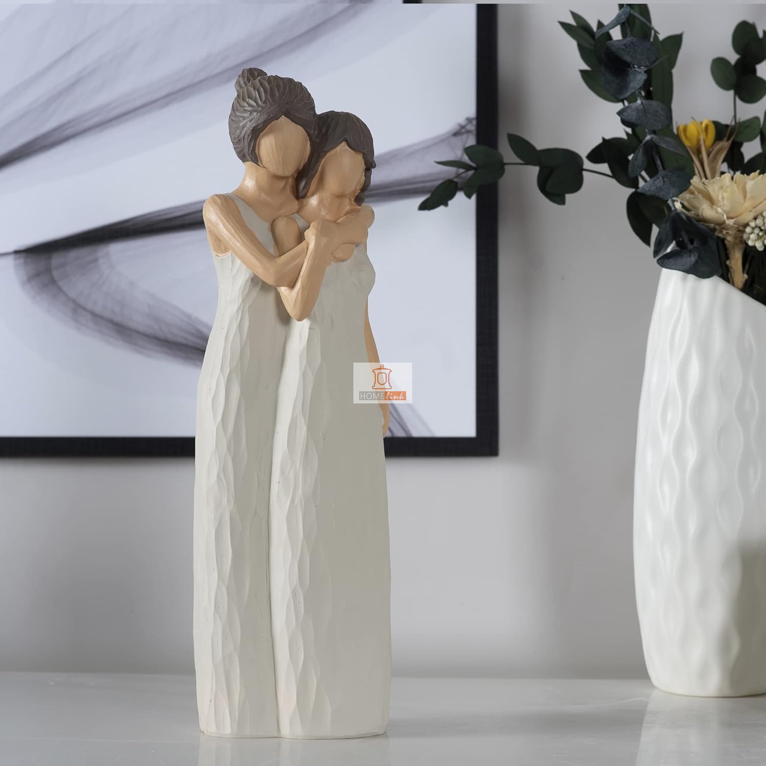 Mother's Day Mother and Daughter Statue Ornament
