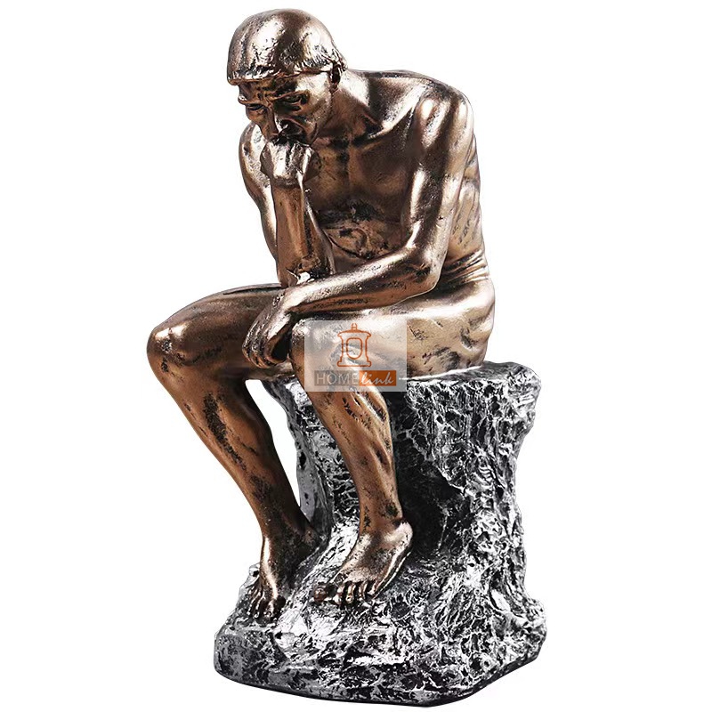 European thinker resin character ornaments