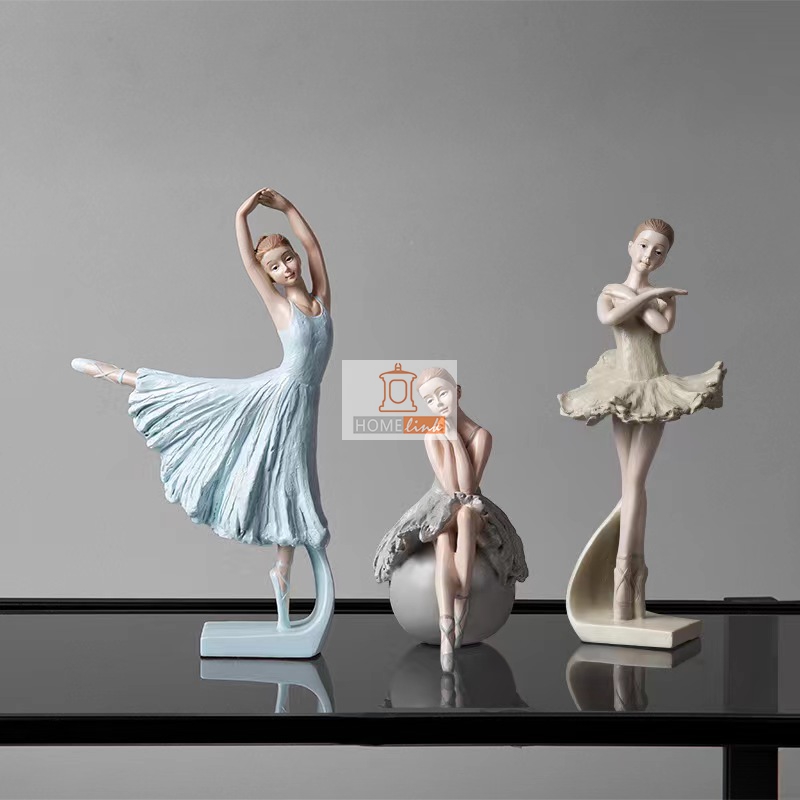 Nordic creative ins ballet dancer character ornaments