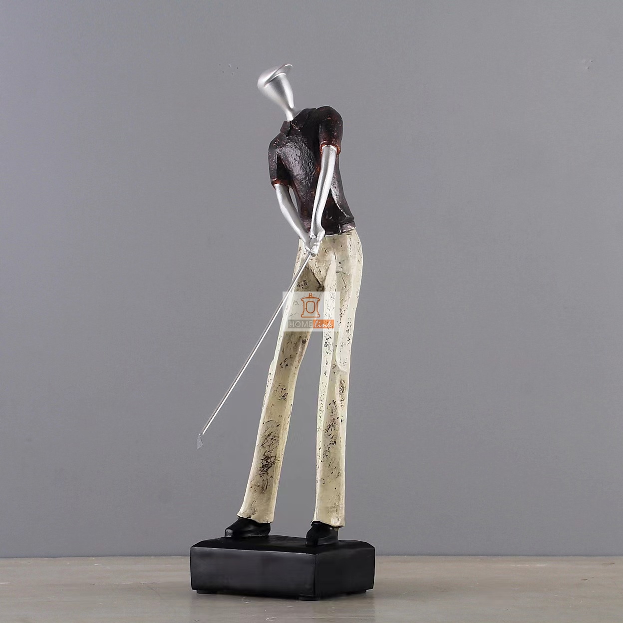 Minimalist modern character golf style ornaments
