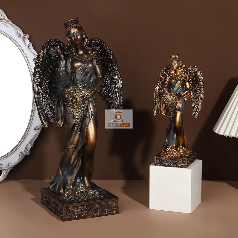 Greek goddess of wealth resin handicraft ornaments