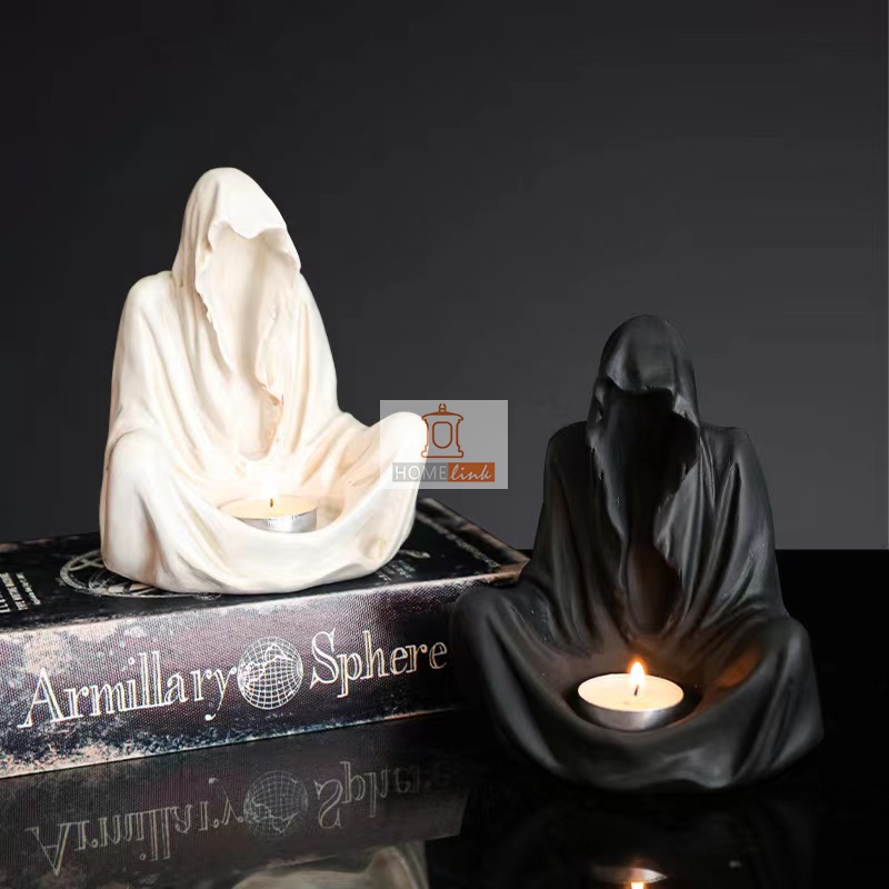 Nordic Ghost Wizard Candlestick