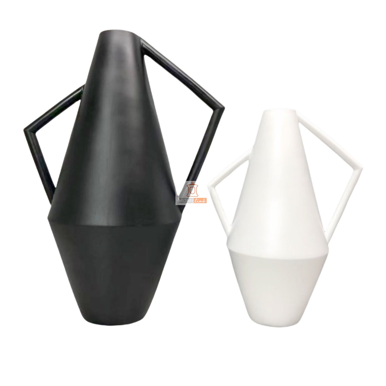 Nordic minimalist double ear teapot creative vase