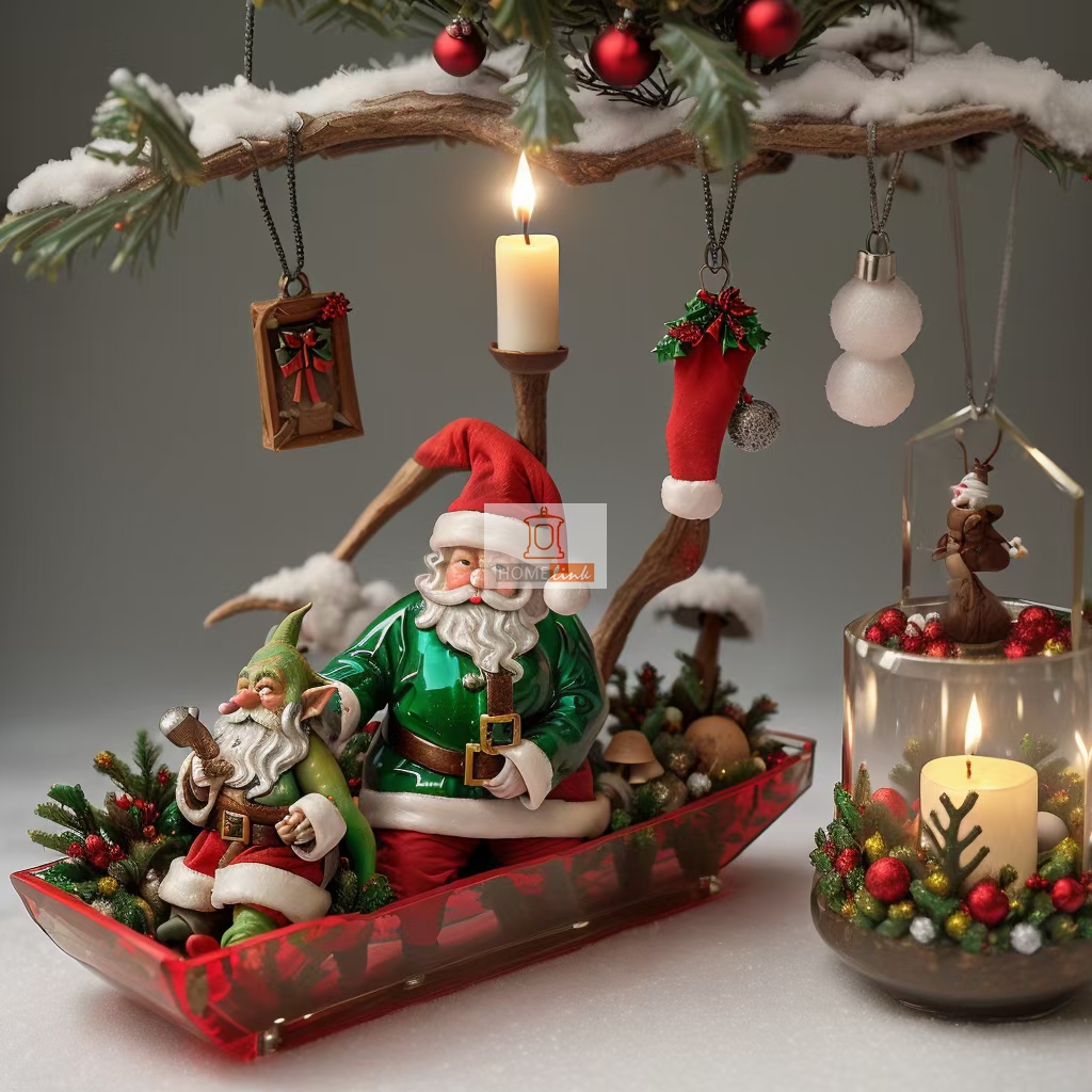 Christmas Creative Resin Ornament Set