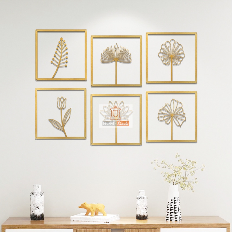 Modern Nordic Light Luxury Background Wall Iron Ornament